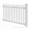 White PVC Picket Fence